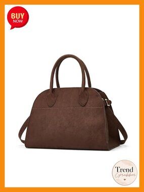 Suede Tote Bag Large Crossbody Handbag for Women Work Travel